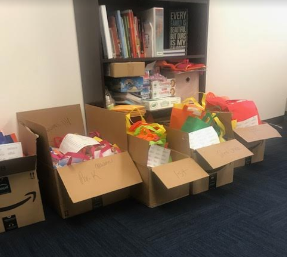 EWRSDK12's tweet photo. The district wrapped up the Extended School Year Program for our special education students by dropping over 160 activity bags off to students’ homes. The fun-filled bags were packed with hands-on materials to be used in the program’s final week of virtual learning. https://t.co/ytto57RgaA