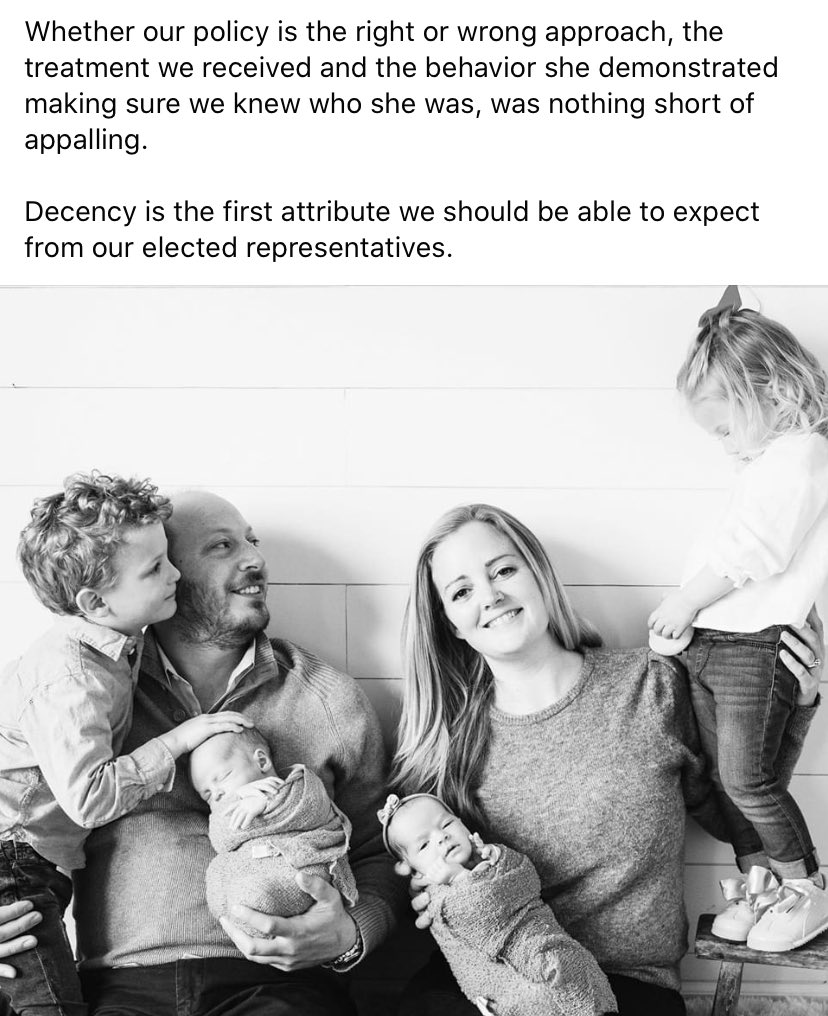 Restaraunt owners in Harrisonburg say that candidate for Governor Amanda Chase insulted and threatened them when she attended their restaraunt.