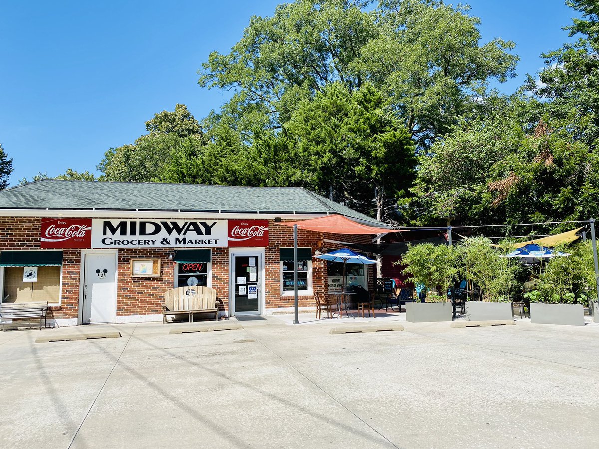 ashleycoffey_'s tweet photo. I’m very impressed with the level of care @midwaydeli has taken to keep customers safe. In addition to social distancing protocols, they’ve added a revamped outdoor seating area, complete with misters! Grab yourself a Vulcan sandwich while you’re there. You won’t regret it! 🥪 https://t.co/GQFvFZFtOQ