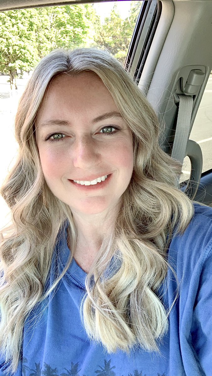 strubels's tweet photo. New color! 💗 Thank you Imari K. Curry. Almost 6 hours to color and cut my hair, it was worth it. #thickhair #blonde #summervibes https://t.co/7tH9r9UTjb