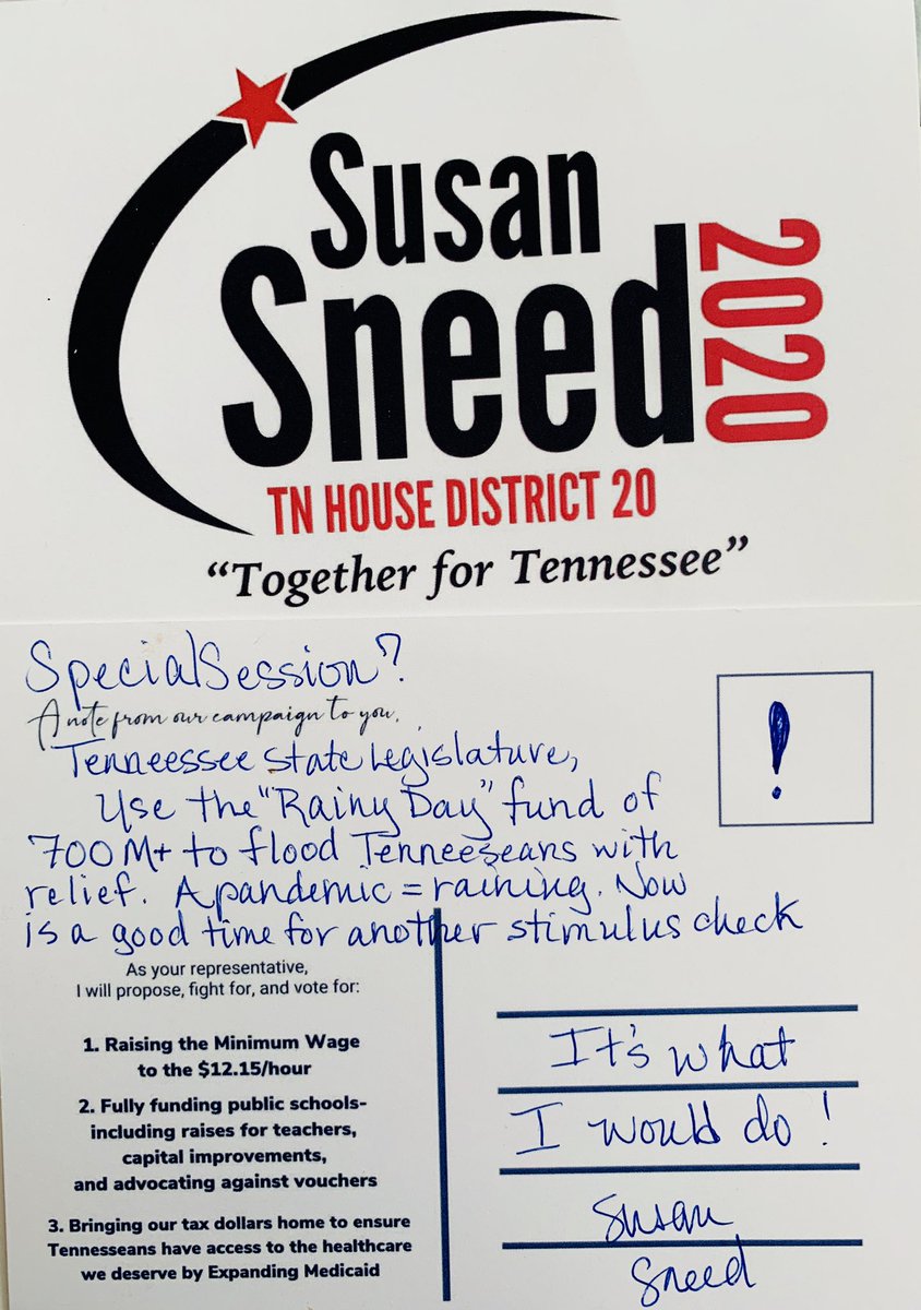 VoteSusanSneed's tweet photo. What if the TN State Leg could wore FOR instead of against Tennesseans?! #VoteBlue2020 #Together4TN https://t.co/6AbzYP1Fka