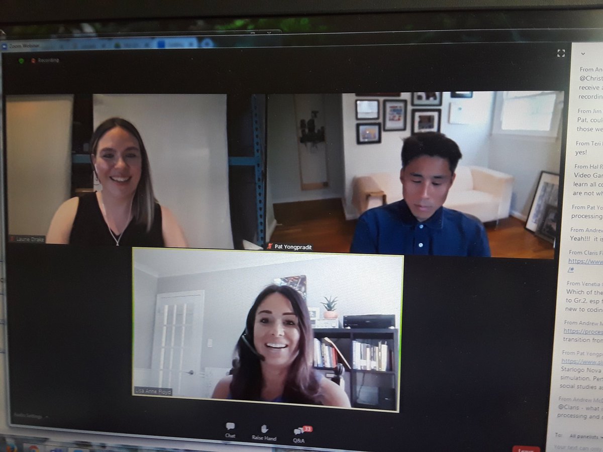 MsChan905's tweet image. It's Day 1 of TeacherCon 2020 and I'm enjoying today's guest speakers so far! Thank you @learningcode for offering this learning opportunity for teachers across Canada! #TeachersLearningCode #coding @codeorg