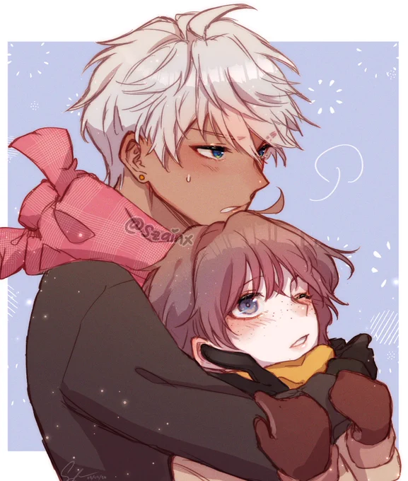 I drew Mammon and my MC againnn 😭 They're in their winter clothes. I wanna experience snow cuz it will never occur in my place ;w;
.
#obeyme #obeymemc #obeymemammon 