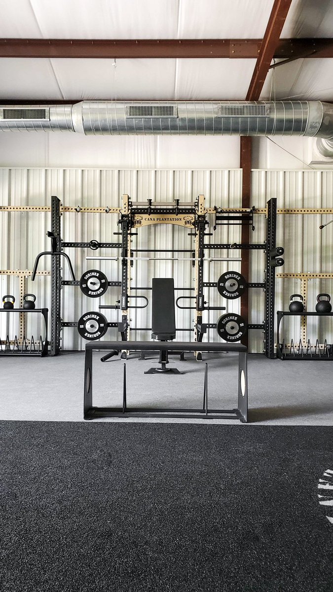 Austin Johnson Home Gym
<a href="/AustinJ40/">Austin Johnson</a> #MorningFacility

✖️ Custom Apex™️ Rack w/ Integrated Bumper Wing Storage Shelves 
✖️ Adjustable Jammer Arms™️
✖️ Functional Cable Columns
✖️ Lat Pull/Low-Row Machine
✖️ Branded Bumper Bench

Solutions Specialist: <a href="/Phil_Provence/">philPROVEÑCE</a> 
#BuiltToLast