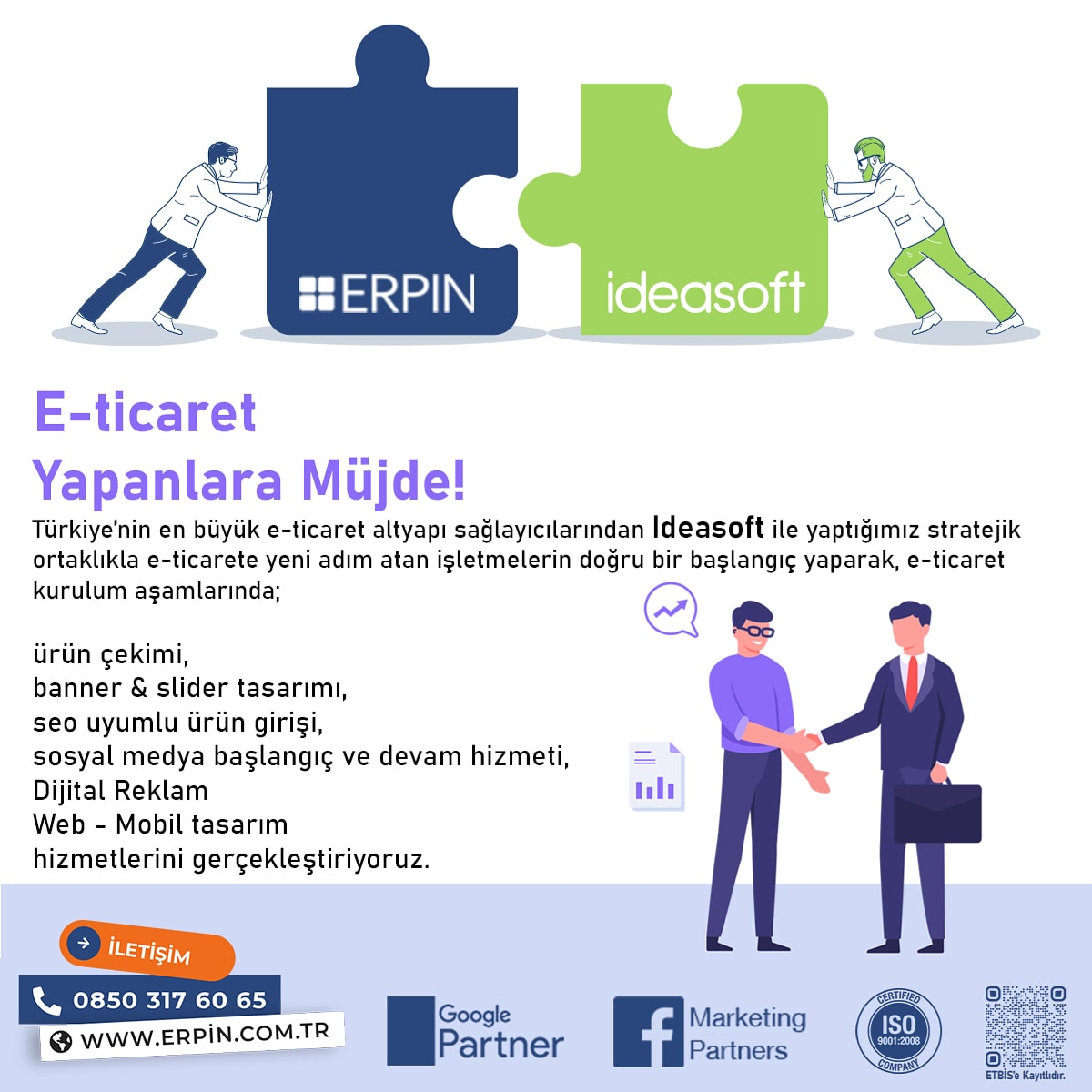 erpinyazilim's tweet photo. E-ticaret
Yapanlara Müjde!
Türkiye’nin en büyük e-ticaret altyapı sağlayıcılarından ideasoft ile yaptığımız stratejik ortaklıkla e-ticarete yeni adım atan işletmelerin doğru bir başlangıç yaparak, e-ticaret kurulum aşamlarında yanlarında
#ideasoft #Erpin https://t.co/BEGCZXbCwG https://t.co/hdHtn2shW0
