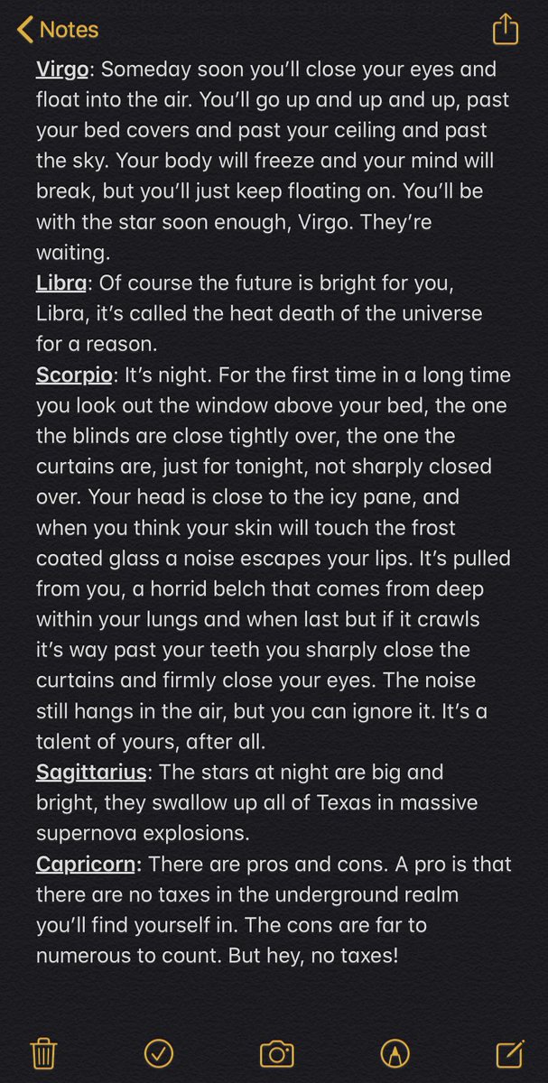 NotesHoroscope's tweet image. Horoscopes: August 10th