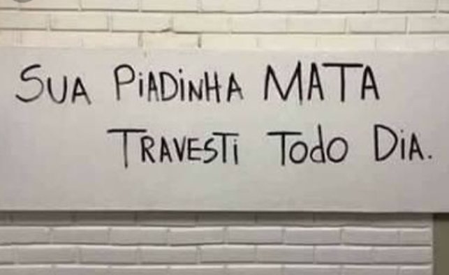 odaradeverdade's tweet image. Quantas pessoas trans ainda precisam morrer pra sua piada perder a graça?
#mariliatransfobica #MariliaMendonca #LGBTQnaoTemPaz