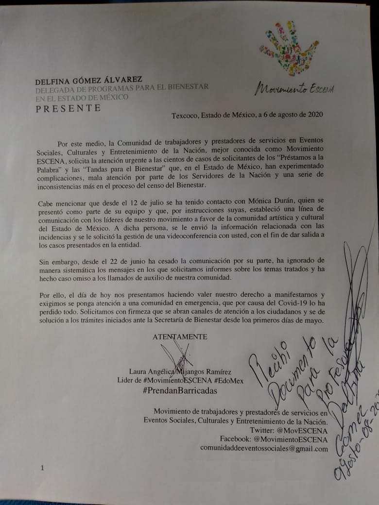 IvonneOttelo803's tweet photo. @delfinagomeza @NazarioGm #plantóndigital
Necesitamos resolución inmediata a las inconsistencias de los servidores de la Nación. @delfinagomeza Gracias por recibirnos, quedamos atentos de su pronta respuesta.
@bienestarmx
#AyudaHOY
#PrendanBarricadas
Somos @MovESCENA https://t.co/clPFyMWbCd