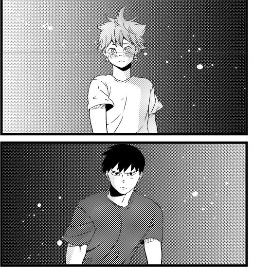 良い雰囲気の二人だぜ
 #進捗ノート https://t.co/RsvIjCFFLQ 