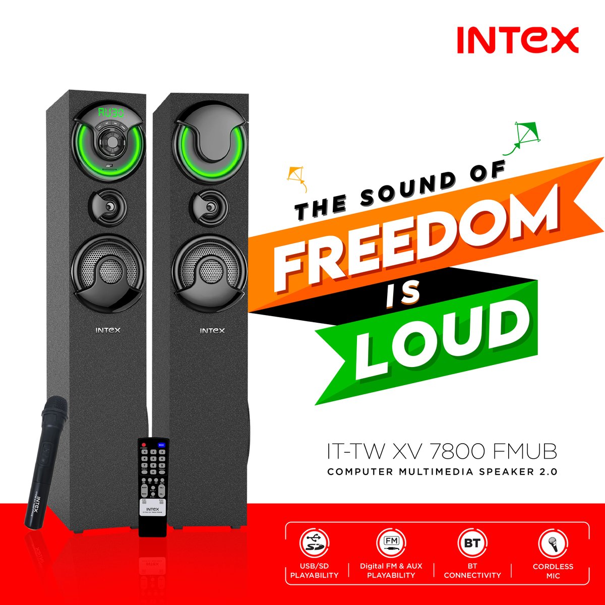 IntexBrand's tweet photo. Hear the power in the sound with #Intex's latest tower speakers!
Know more- https://t.co/GiKT2zOvoB
#IntexTechnologies #technology #technologyofindia #Lifestyle #TrendUpdates #LatestInTech #NewLaunch
#IndependenceDay #IndependenceDay2020 https://t.co/PnbwWwOmsv