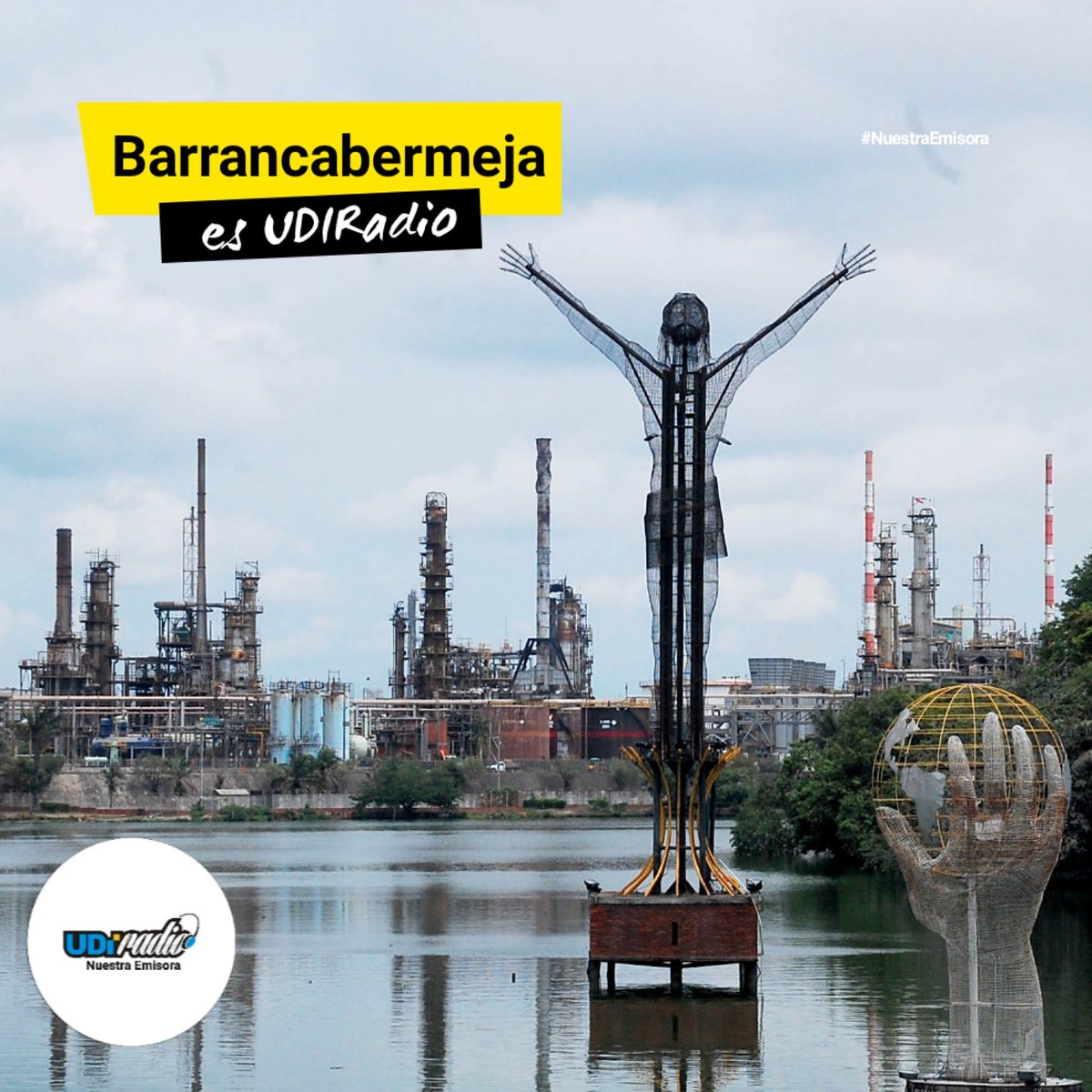 UDIradio's tweet photo. ¡Feliz inicio de semana! 🙌🏻
Les compartimos una bella postal de #Barrancabermeja ☀️🌞. La hija del sol ☀️🌅

Barrancabermeja es UDIRadio, porque en #NuestraEmisora todos contamos ✌️

#Udiradio https://t.co/Nen2kJvPgS