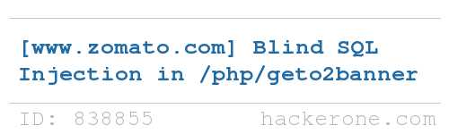 Zomato disclosed a bug submitted by <a href="/ZHacker13/">ZHacker</a>: hackerone.com/reports/838855 - Bounty: $2,000 #hackerone #bugbounty