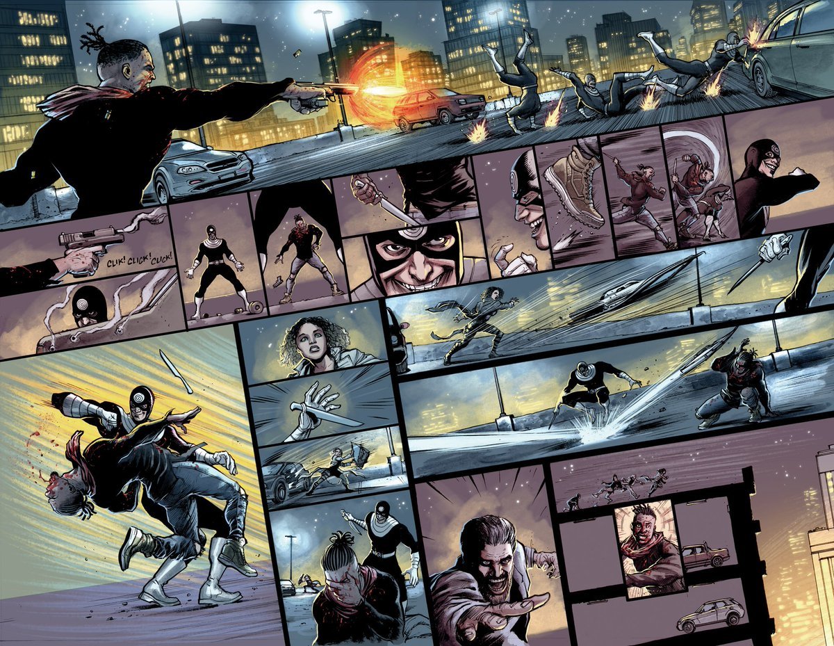 38. Juan Ferreyra - When I think of his art the first thing that comes to mind is his clever and well-constructed layouts. To me, his art came to another level last year with his work on Killmonger and now has the best looking Marvel book with Spider-Man: Noir.
