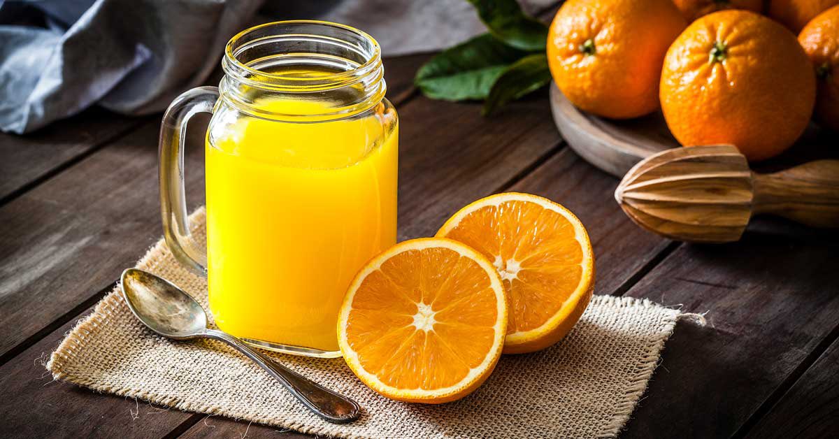 Cuántas calorías tiene un zumo de naranja