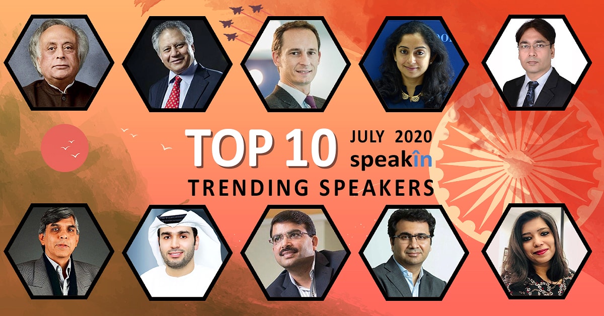 SpeakIn_Global's tweet image. &quot;Here are Speakin&apos;s top 10 industry experts and speakers for the month of July - recognized for their efforts in shaping opinion and empowering us during uncertain times. Read more: wp.me/paMPwc-IF

#Motivation #PublicSpeaking #LearnFromTheBest