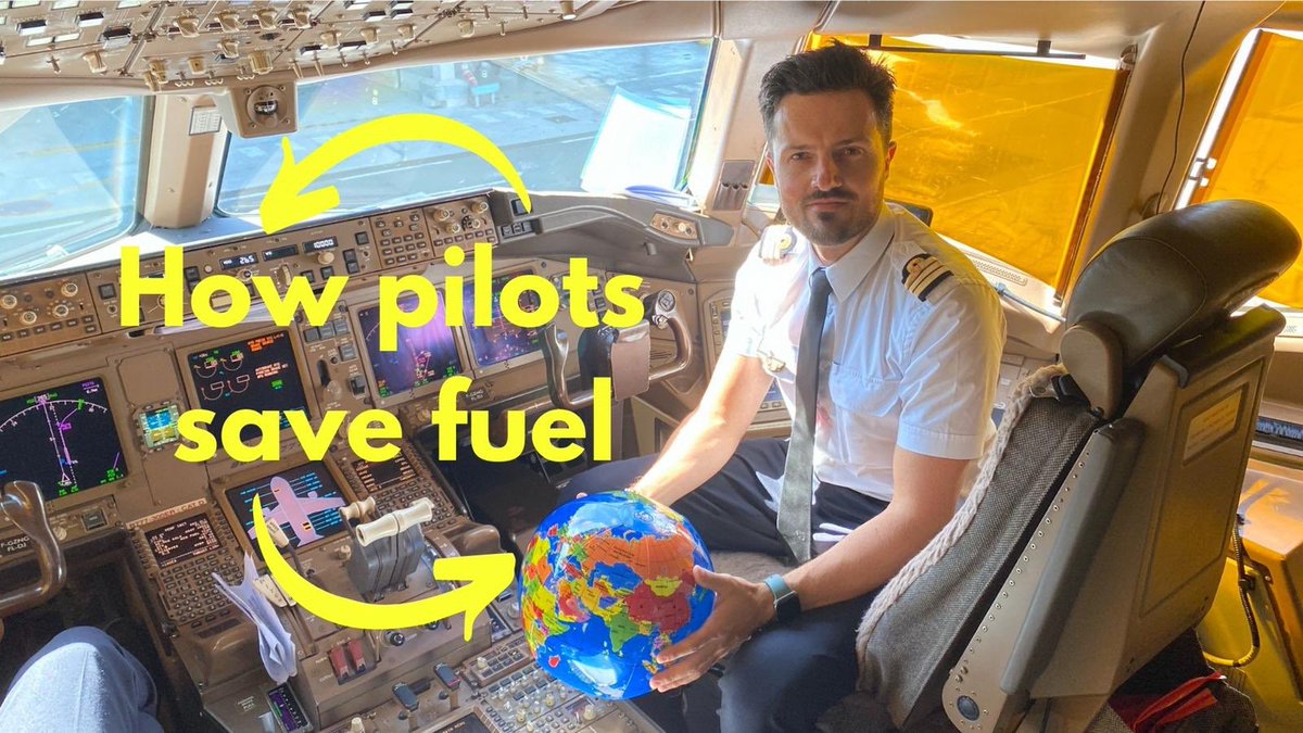 HugoPossamai's tweet photo. Saving fuel is a fundamental issue for airlines and for the planet ✈���🌎

Here are 10 ways pilots save fuel and reduce carbon emissions 
👉🏽 https://t.co/e3RXqYUoLT

#climate #carbonfootprint #earth #climateaction #saveplanet 
#AvGeek #aviationlovers https://t.co/dGfBKBAnEw