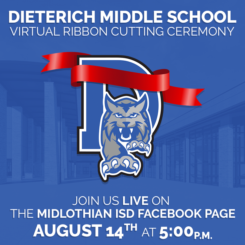Midlothian ISD on Twitter "Join us LIVE Friday, August 14 for our