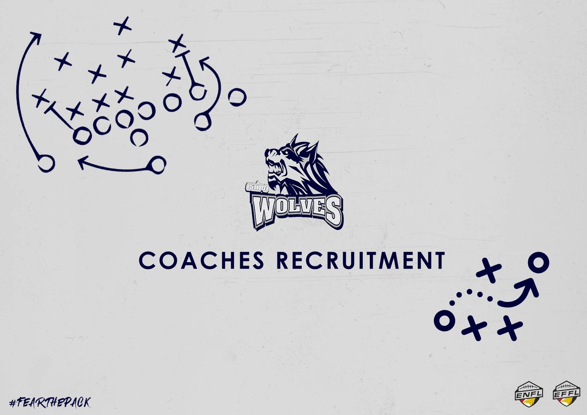 Cairo Wolves' coaching staff opportunities!! 🚨🚨

Coordinator and positional coaching positions are now open for anyone in the Football community to apply for. 

Fill out the application to apply:

forms.gle/1iZPuNgsCVNEQ7…

The deadline is on 24th August

#FearThePack #NavyCity