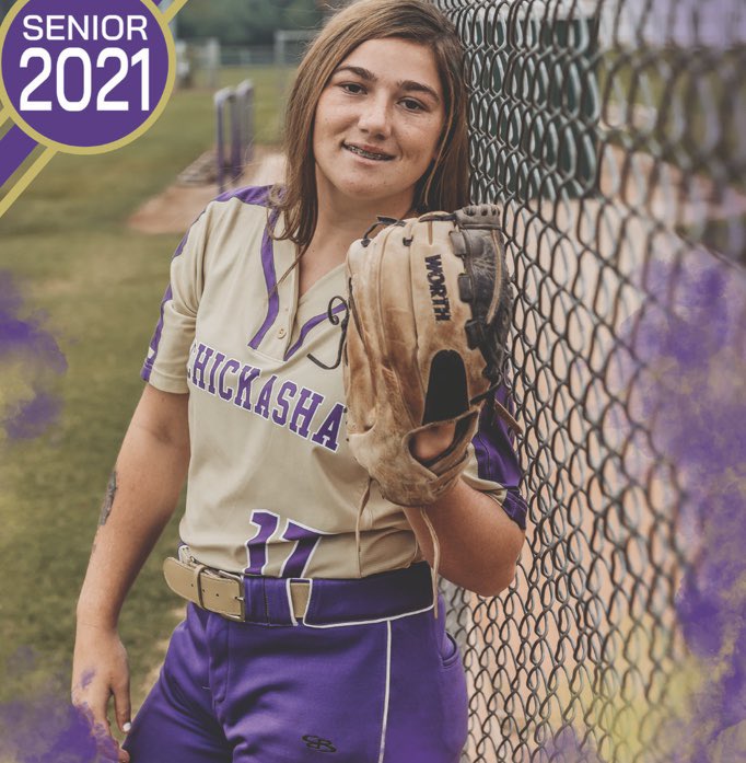 FightinChickSB's tweet photo. Meet your π₯ 2020 Fightinβ Chicks Softball Team π₯! ππ Senior, Chloee Steelman: outfielder, good arm πͺπΌ fast on the bases π multi-sport athlete π₯β½οΈπ #ItIsOpeningDay #PurAndGold #FightnChicks @ChickashaAthle1 https://t.co/N2UXfAjEqf