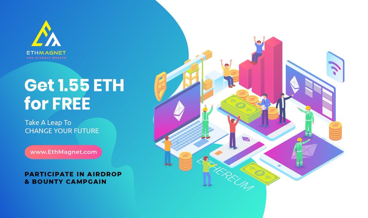 “THE KEY TO THE FUTURE”
Wish to unlock a bright fortune for yourself?
ETHMAGNET is your key. The most advanced Smart Contract enabled with highly innovative features promise you a lifetime of earnings. Join Airdrop &amp;Bounty Campaigns. Visit ethmagnet.com.
#Ethereum