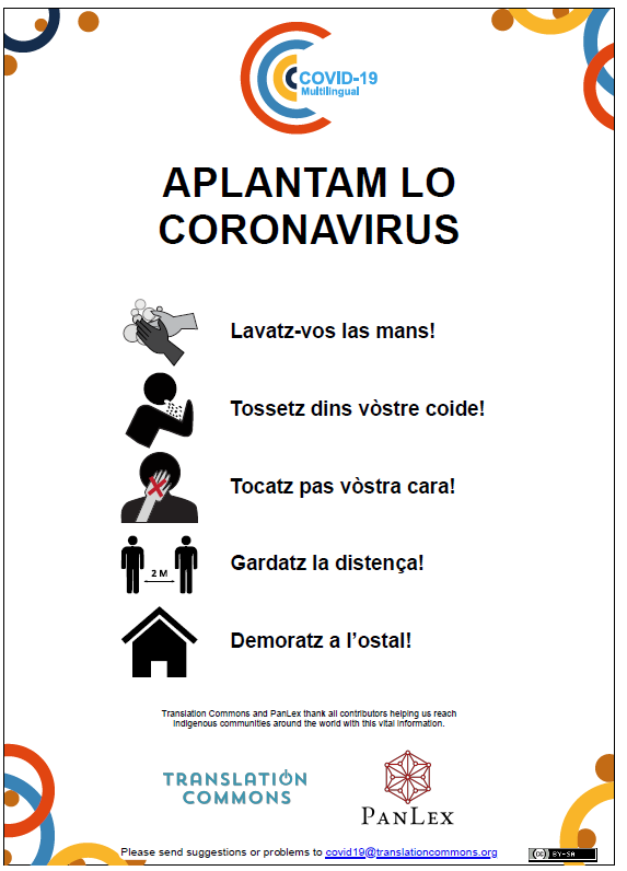 EuroMinLang's tweet photo. #Europeminoritylanguages #StopCOVID19 #Occitan #Lengadocian

Does anyone want to translate this into other European Minority languages? Let us know! https://t.co/owQDwugr4R