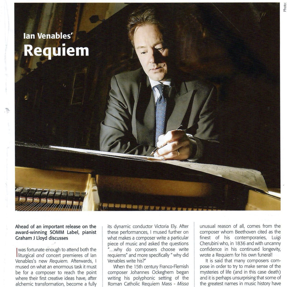 Don't miss the July-September issue of #MusicalOpinion as Graham Lloyd has an absorbing, inspiring, and enlightening feature on @ComposerIan's Requiem!