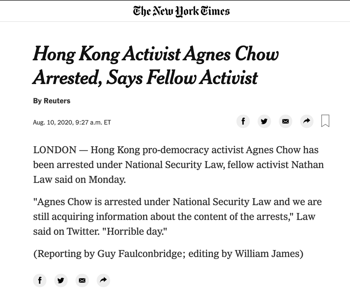 hkdc_us's tweet photo. A new "iron curtain" has fallen in Hong Kong. The CCP and Carrie Lam have resorted to arresting and detaining their own citizens @chowtingagnes @JimmyLaiApple etc to retaliate and gain leverage against international actions and sanctions. A tactic that is deplorable and cruel. https://t.co/3rA0Hke4E6