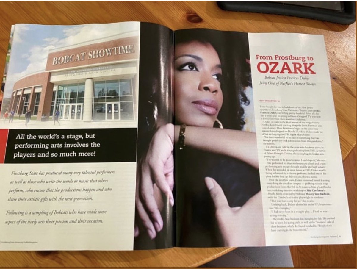 jessiefdukes's tweet photo. Who knew escaping to the mountains of #Maryland for college would be one of the best decisions of my life. Love to my @FrostburgState family! And #THANKYOU to Mairzy Yost-Rushton. You broke down my walls, & molded me into a BUSINESS. I’m so thankful for allll of you! #alumnimag https://t.co/ne1hOxi7VT
