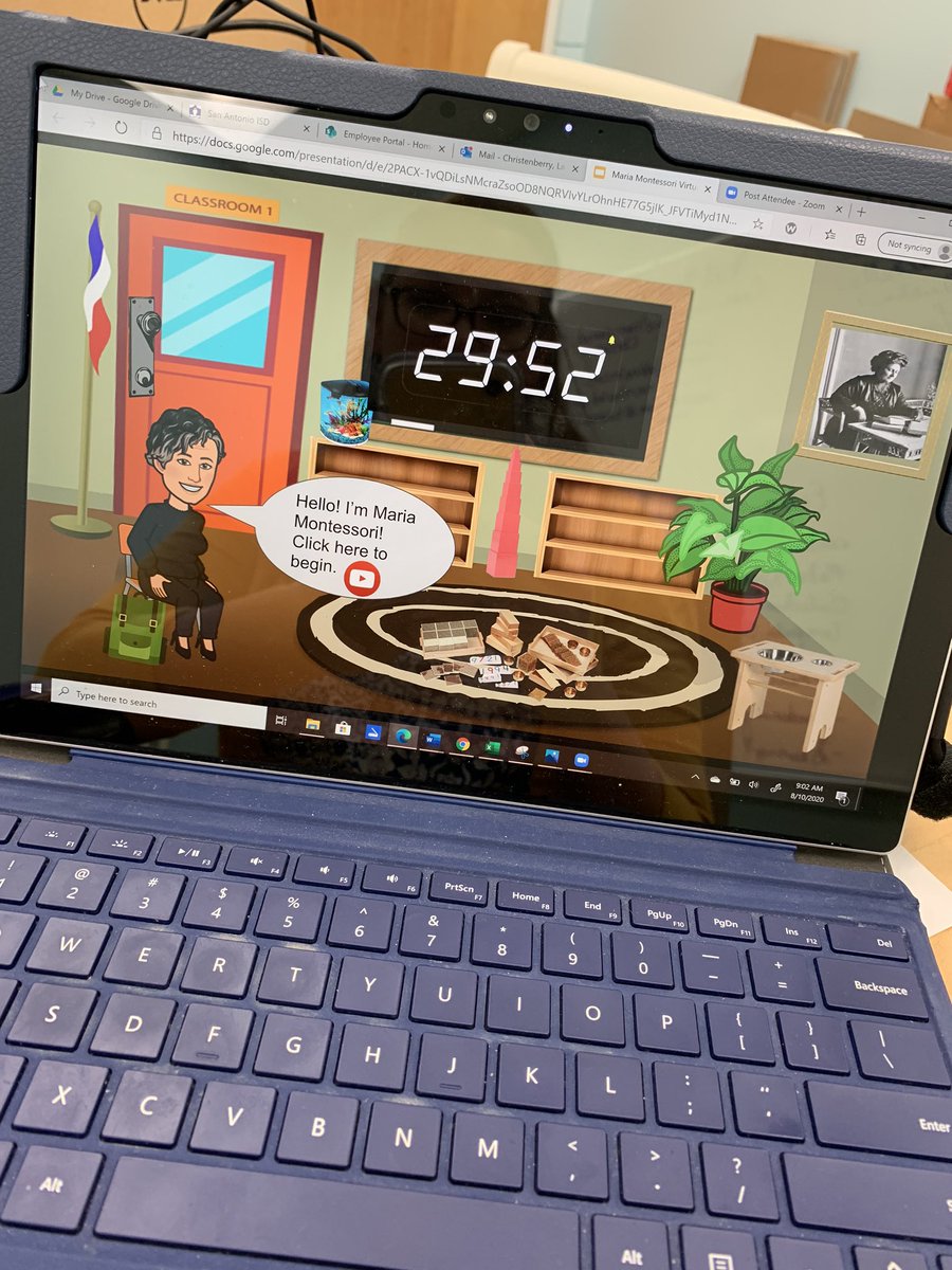 lbcberry's tweet photo. How about a virtual escape room for PD? We can still have fun and engaging PD even though it’s virtual! @SAISD #publicmontessori #COVID19 @MontessoriNCMPS https://t.co/mEmIAdHYvS