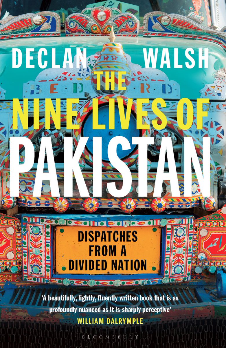 The Nine Lives of Pakistan is published by  @BloomsburyBooks in the UK on Sept. 3 and in India on Sept. 18, and by  @wwnorton in the US on Nov. 17.