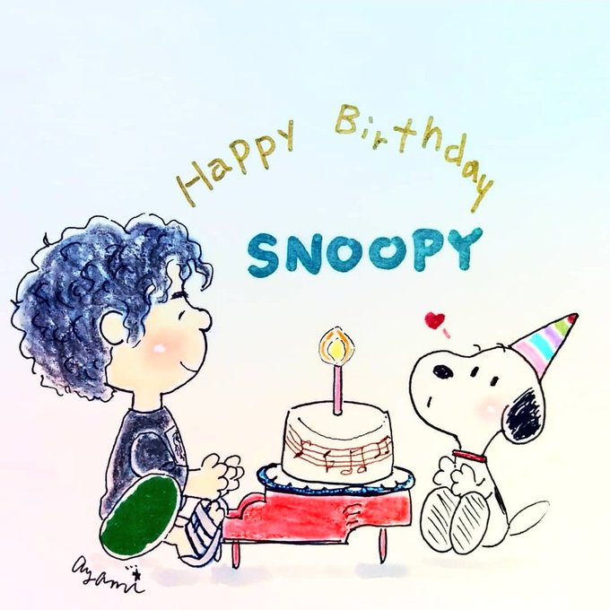 100以上 Happy Birthday スヌーピー 誕生 日 イラスト