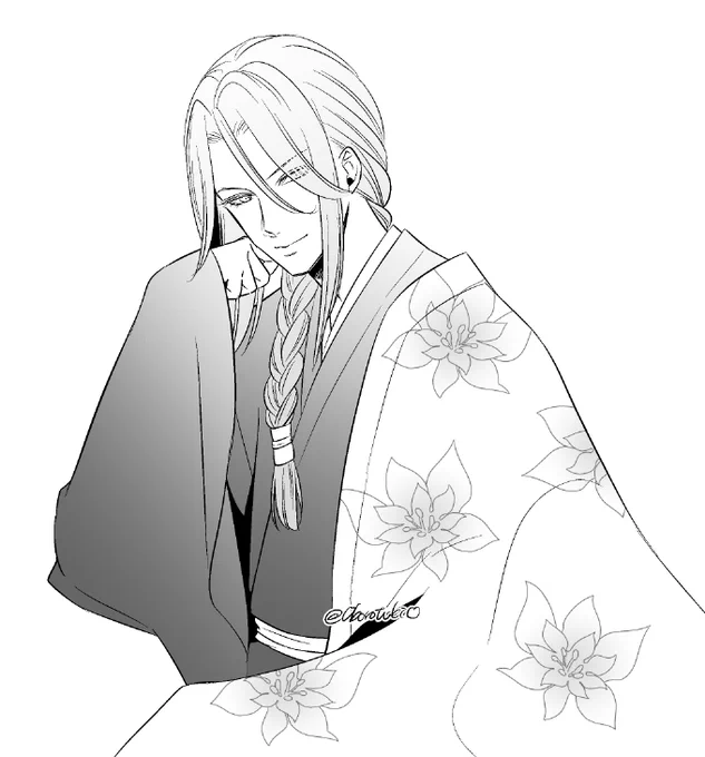 彼シャツならぬカノ打ち掛け 