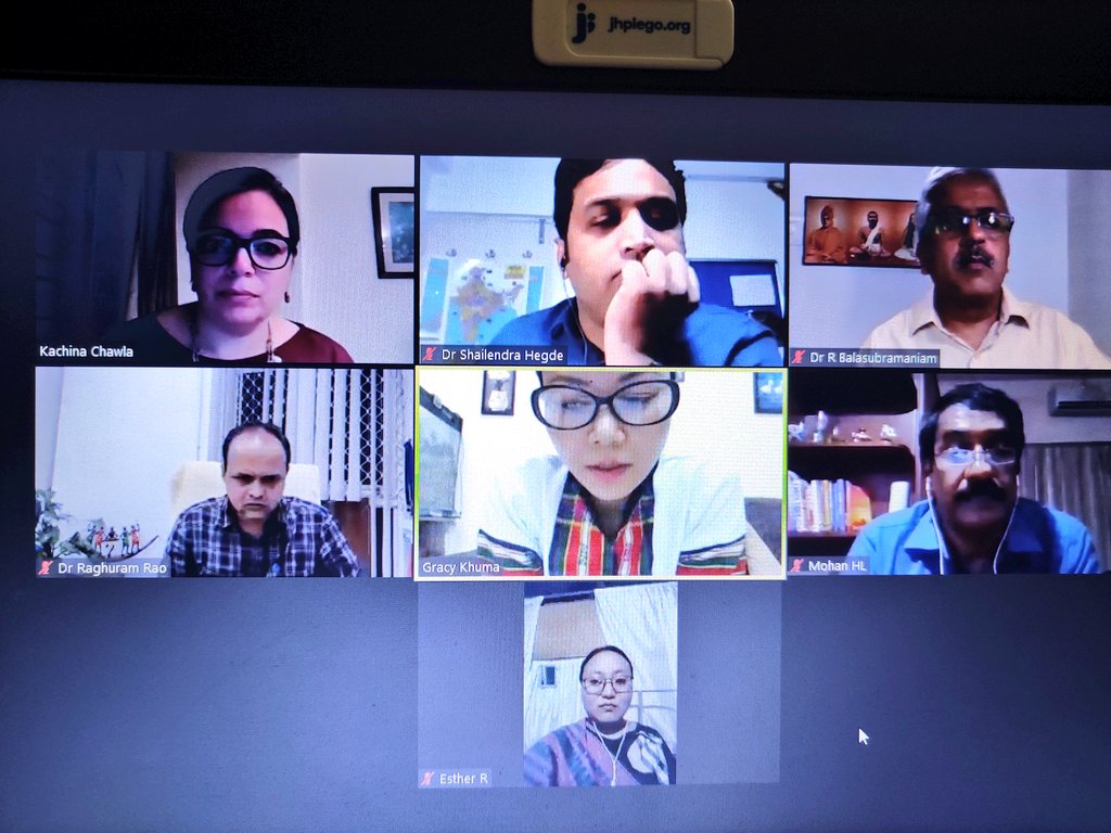 NISHTHA_CPHC's tweet photo. Esther, Community Health Officer, #AyushmanBharatHWC Peren, Nagaland shares the various barriers of working in one of the most backward tribal districts in the state at the tribal health webinar by @usaid_india #WeAreIndigenous #internationalindigenouspeoplesday https://t.co/JC6PKHoVXX