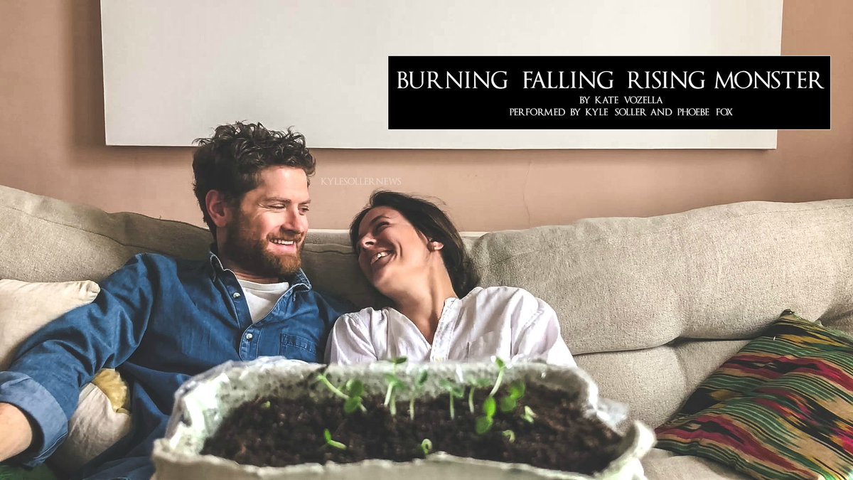 Watch Kyle and his wife, Phoebe Fox, perform an extract from 'Burning Falling Rising Monster' (one of the award-nominated play) by Kate Vozella 
Link: youtube.com/watch?v=Ez7AJd…
#KyleSoller #PhoebeFox #KateVozella