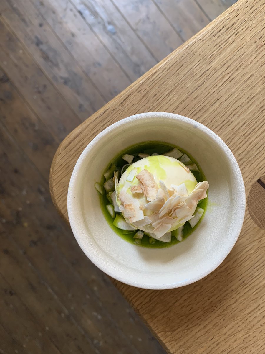 New on our menu....
Fig leaf ice cream with fig leaf oil and coconut. 
Back this week 11am-9pm Thursday-Saturday