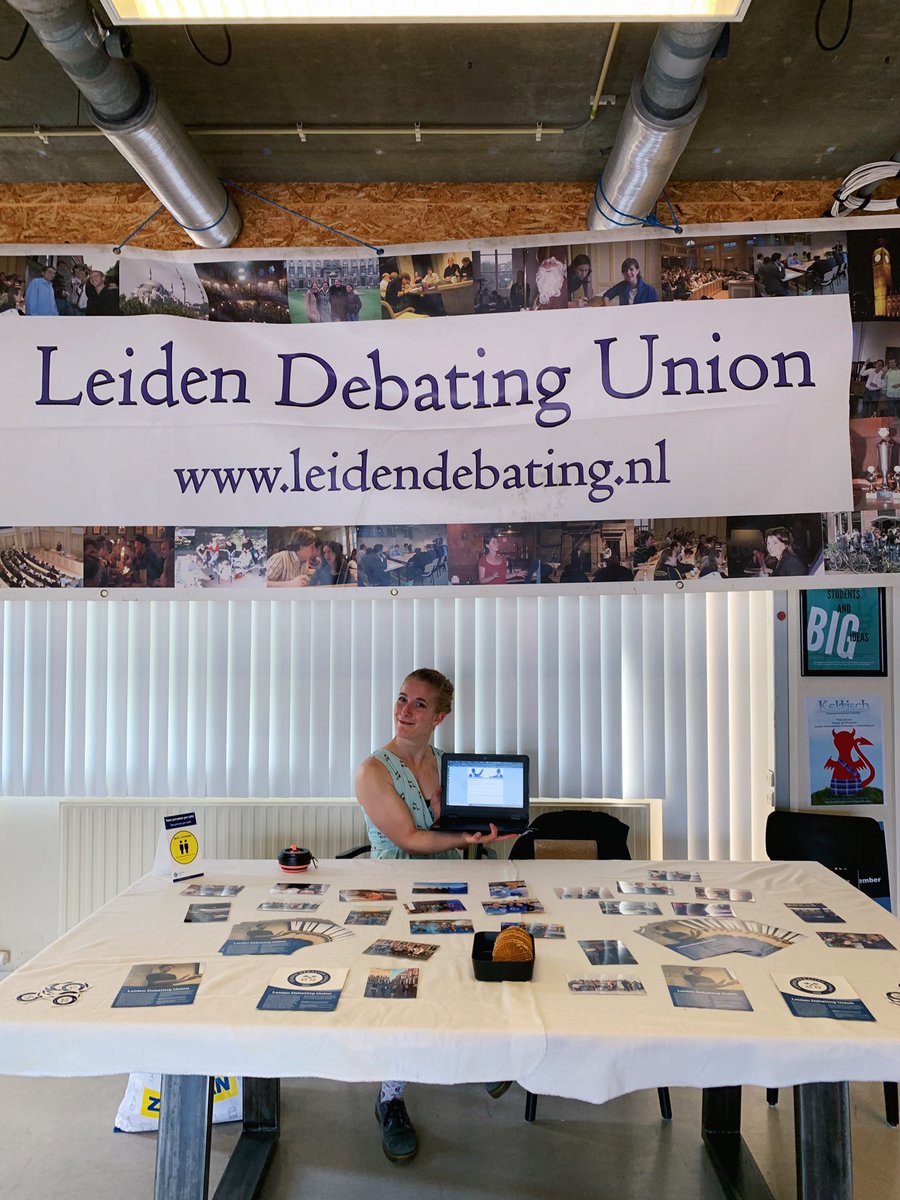 leidendebating's tweet photo. Visit us at PLNT Leiden!!! 🌞
We will be here everyday until the 19th from 13:30 -18:30! Come by to ask all your questions or just to say hi :) https://t.co/VQslzRtHse