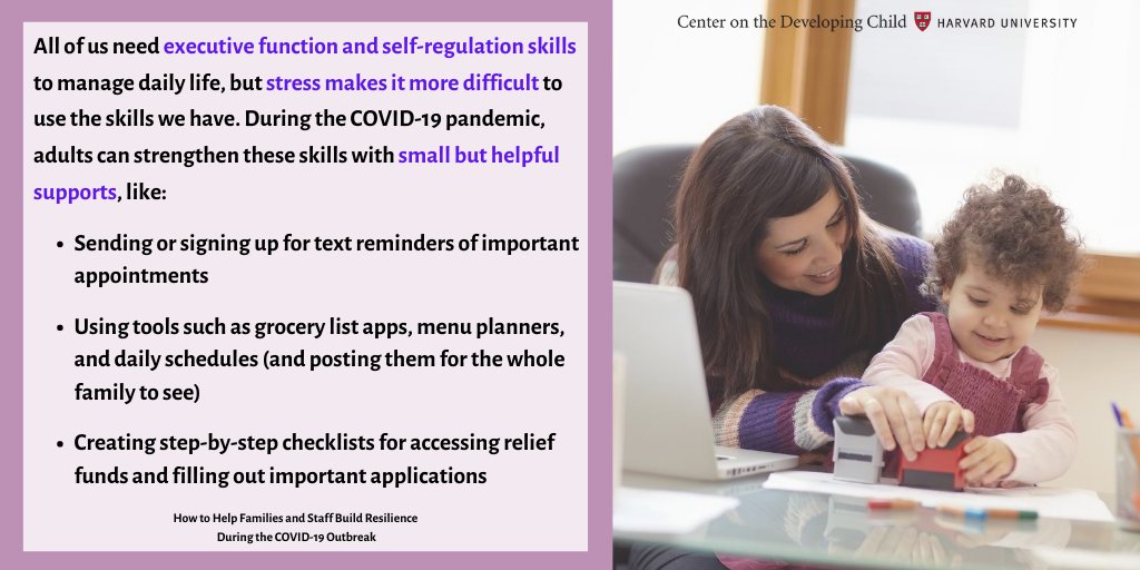 HarvardCenter's tweet photo. During #COVID19, families need their immediate, basic needs met before they can focus on anything else. But, when the crisis is over, longer-term programs that support adults &amp; children in building &amp; practicing their #CoreLifeSkills will again be necessary https://t.co/lejawHExcg https://t.co/rpnmCmh5zO