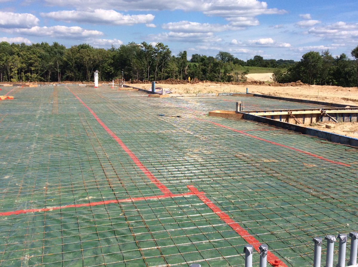 Progress on <a href="/SDofWashington/">Washington Schools</a> South Point Elementary with <a href="/ksassociates72/">K&S Associates, Inc.</a> continues as the concrete slab is about to be poured for one of the classroom wings!