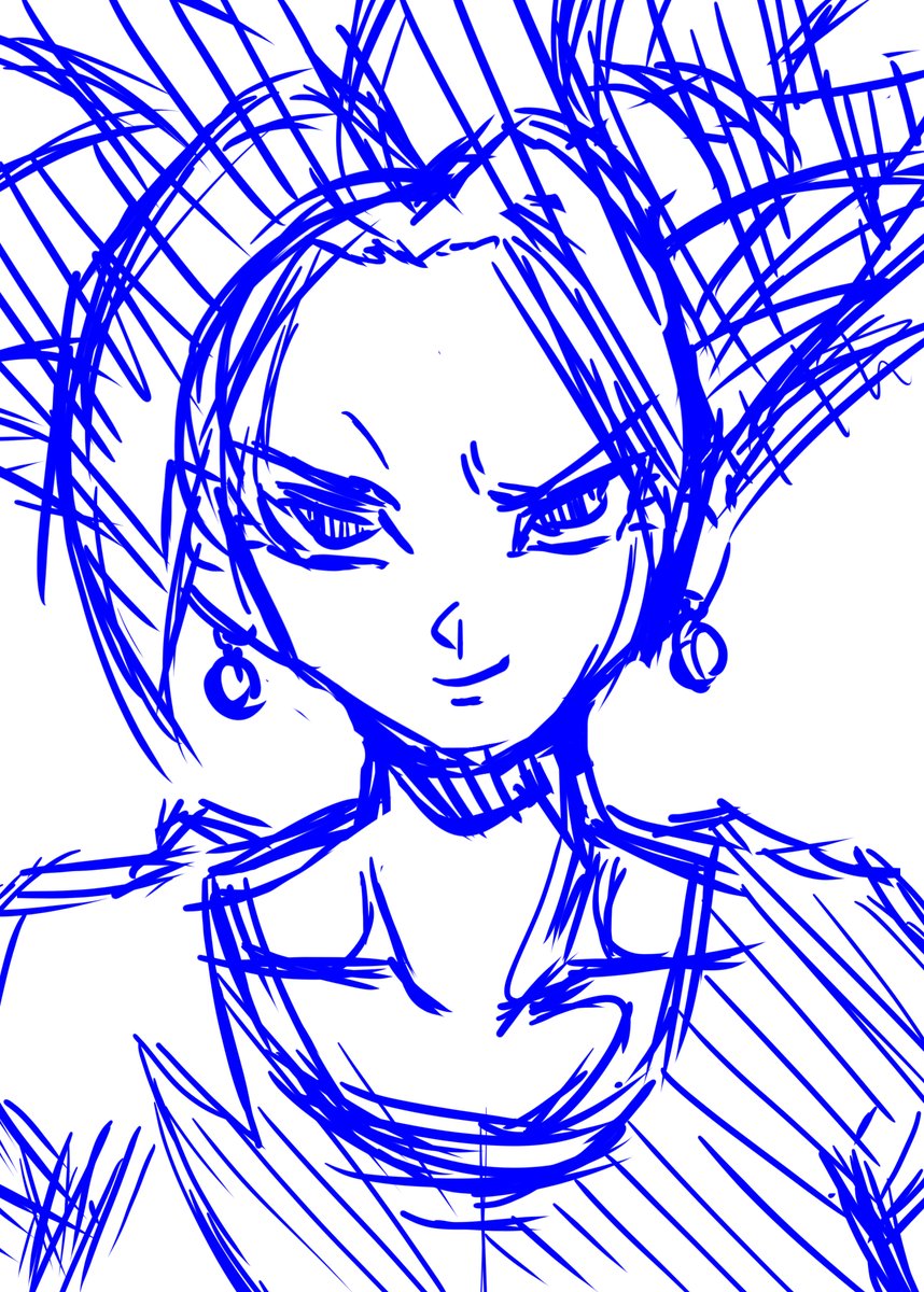 いつかちゃんと描くかもしれないカリフラ&ケール&ケフラの落書きラフ 