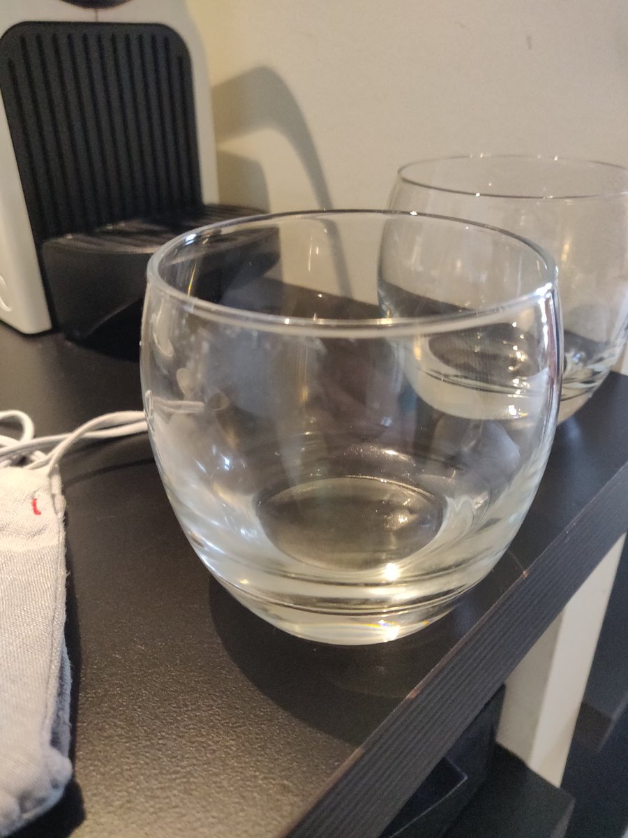 JakeINorman's tweet photo. @Hilton checked in to find dirty glasses in the hotel room. If I could find availability at another hotel we'd leave but we're stuck with your dangerous #covid19 practices https://t.co/76W0sXBEKy