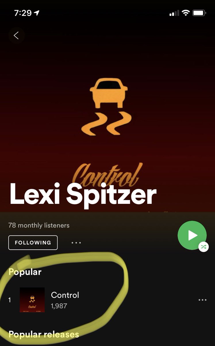Blazed24359560's tweet photo. We are only 13 streams away from our 2-week 2,000 mark on Spotify!!! Help us meet our goal by listening to Control on this lovely Monday π€
#control @FreakinKyleMan_ #singal #cullenthegreat #blazedfluidart #helpusmeetourgoal https://t.co/3iyHPKq7lt