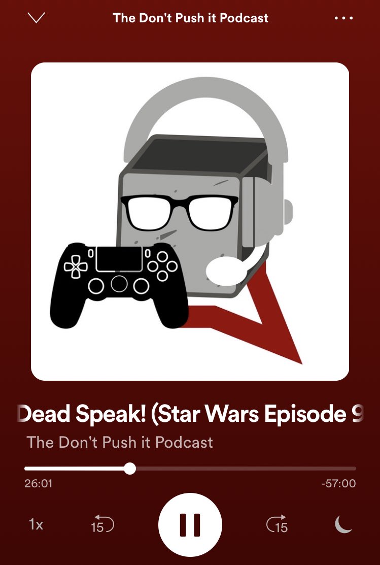 dontpushitpod's tweet photo. We’re talking Star Wars this week! Part One of our Rise of Skywalker breakdown is out. You can listen right here:

Spotify:
https://t.co/037jpuMjgF https://t.co/d6ORpZtyMk