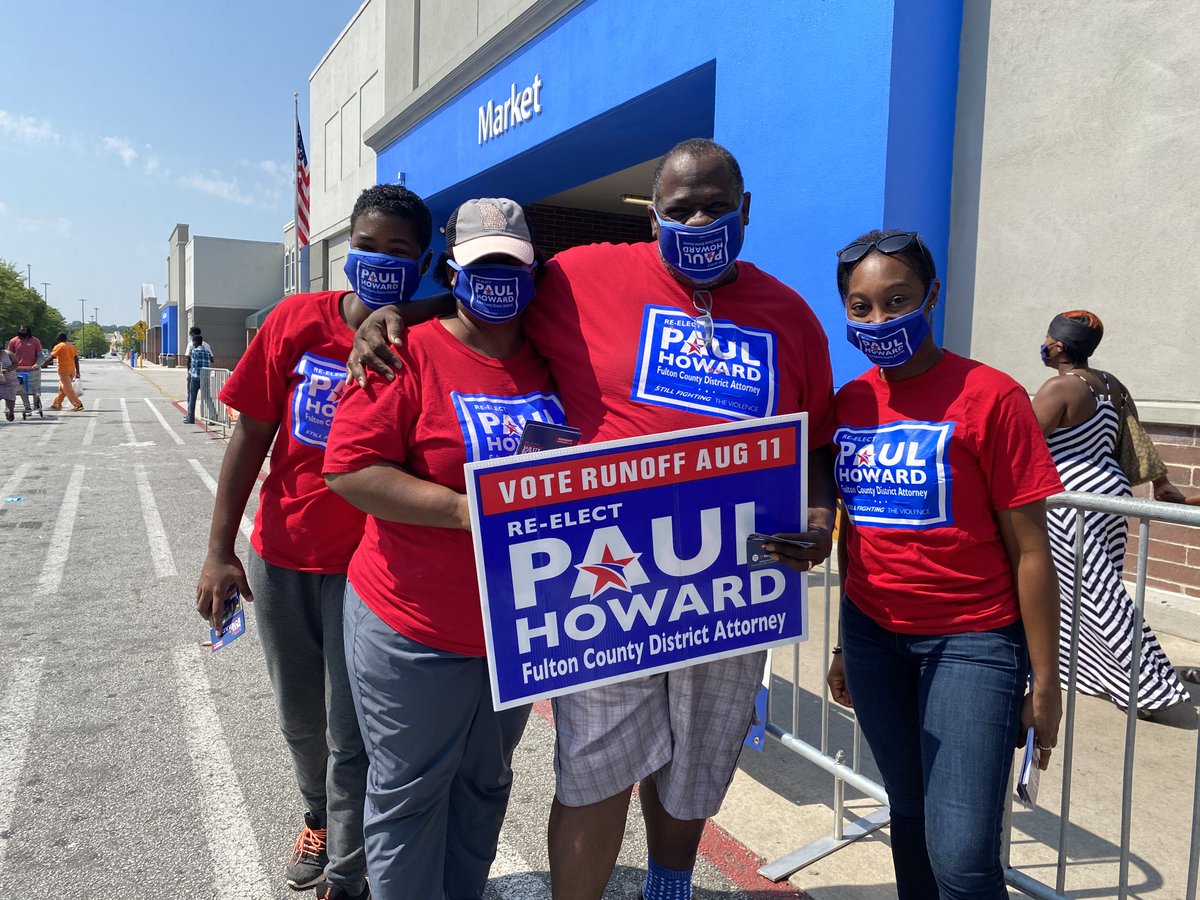 PaulHowardDA's tweet photo. We are #FultonCountyStrong, and together, we will reach VICTORY on Tuesday! Thank you for continuing to stick with me. I appreciate the phone calls, text messages, etc. that all of you are sending to your family and friends to GET OUT THE VOTE! https://t.co/mZH4PMJ6CQ