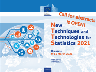 KarlbergMartin's tweet photo. #NTTS2021 #callForPapers now out at https://t.co/32MKN3DeEU Don't miss the 15 October 2020 deadline for this #officialStatistics #research fixture! #DataScience #ExperimentalStatistics #Blockchain #ArtificialIntelligence #SemanticWeb #NaturalLanguageProcessing #MachineLearning https://t.co/8nlbx3fPNh