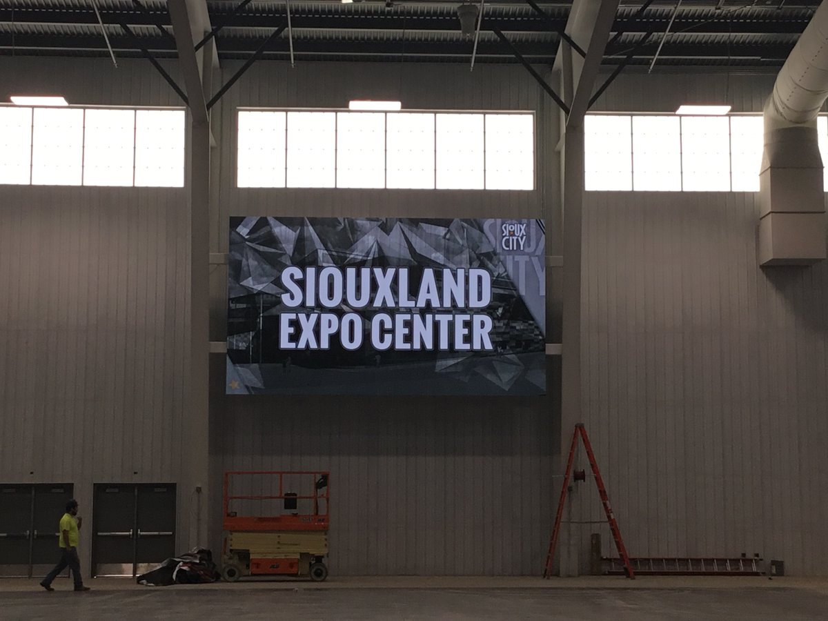 GetScoreVision's tweet image. Please help us welcome the brand-new Siouxland Expo Center to the ScoreVision Family! This facility will house a unique combination of LED and TV scoring displays which will be used to accommodate multiple fields and sports with ScoreVision software. #SiouxCity @locatesiouxcity