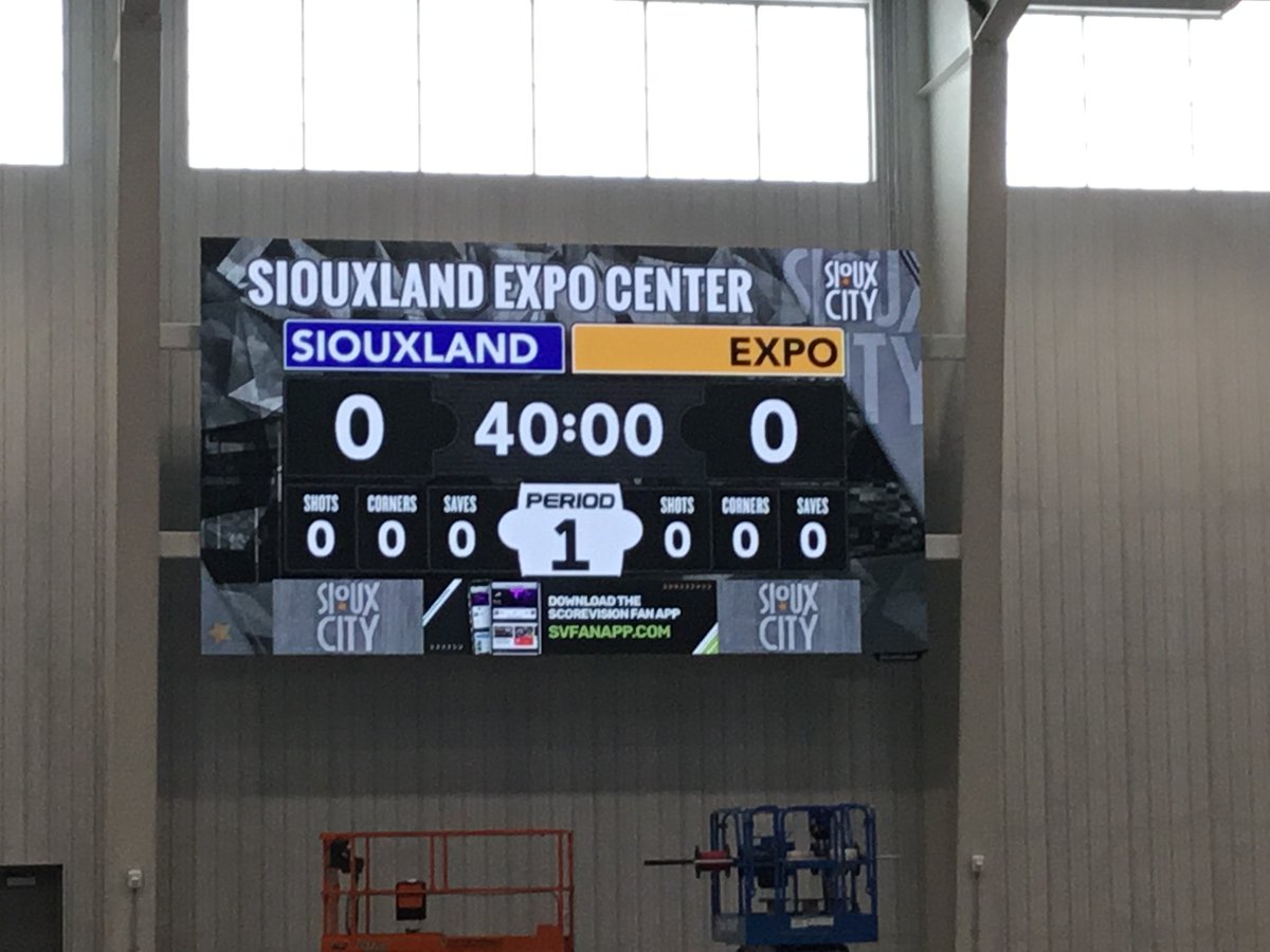 GetScoreVision's tweet image. Please help us welcome the brand-new Siouxland Expo Center to the ScoreVision Family! This facility will house a unique combination of LED and TV scoring displays which will be used to accommodate multiple fields and sports with ScoreVision software. #SiouxCity @locatesiouxcity