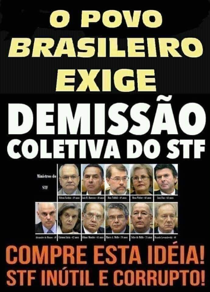 ColitaElton's tweet photo. #100milVítimasDoSTF essa é a verdade. Até quando?!
#STFVergonhaMundial #STFVergonhaNacional #STFCorrupto #STFPodre https://t.co/5ANG5MzGTV