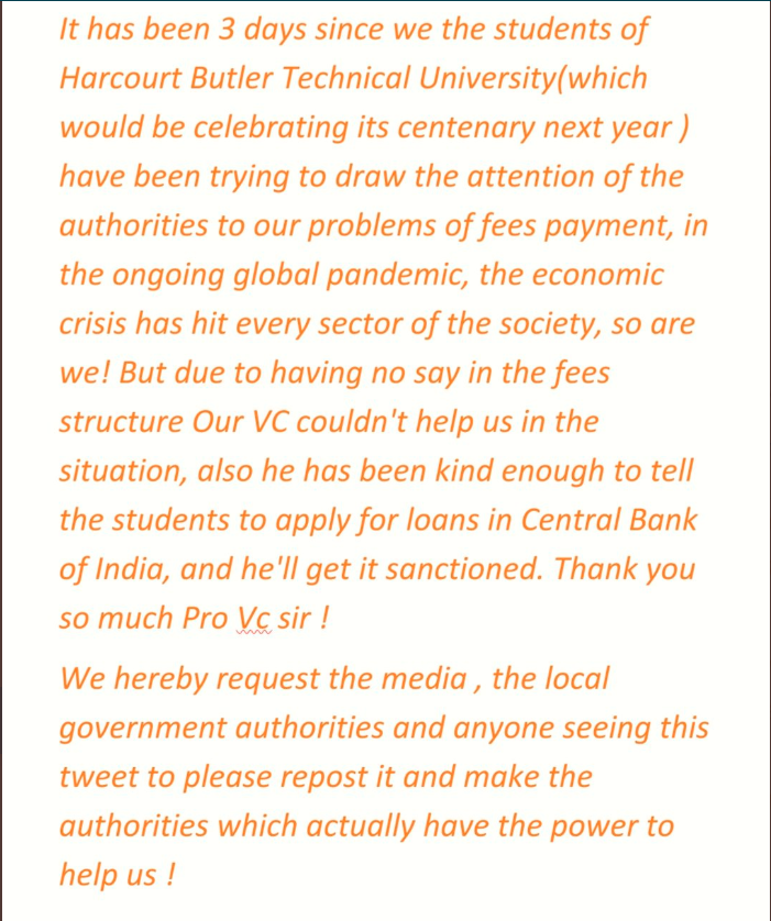 Upendra_2001's tweet photo. #hbtufeeskamkaro #hbtufeeskamkaro #hbtufeeskamkaro 
@PMOIndia @HRDMinistry @myogiadityanath @AICTE_INDIA @DrRPNishank @HbtuKanpur @anandibenpatel
Serve justice to students https://t.co/wDU4tt01j3