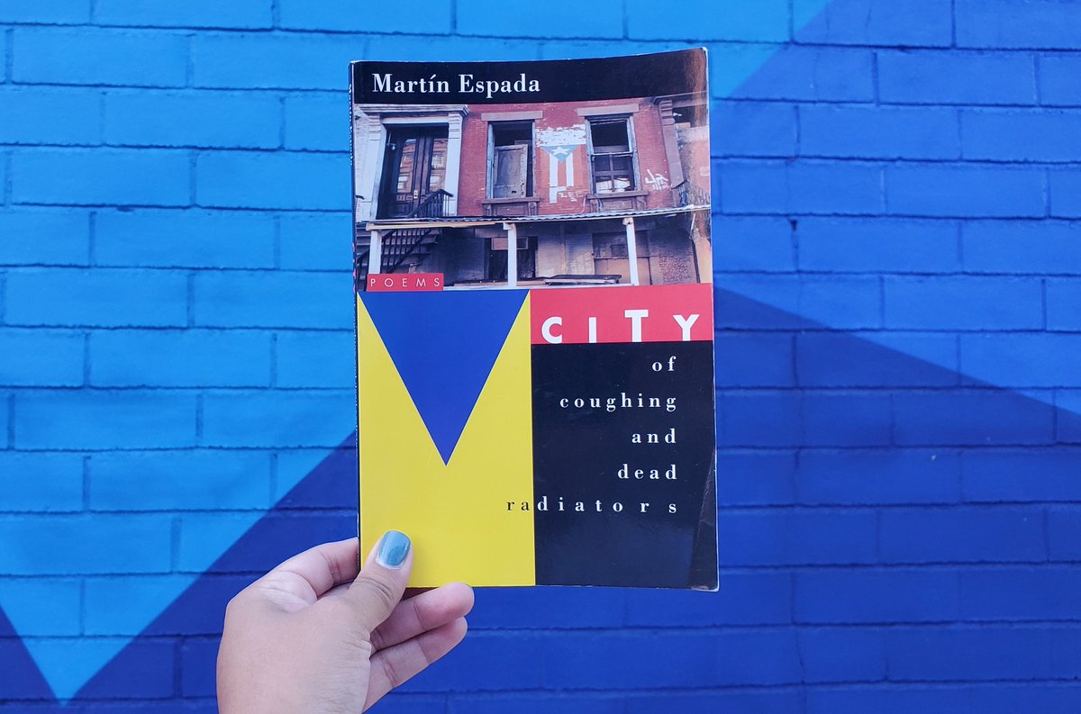 Lizro27's tweet photo. #Heartathon Prompt1: Education
"City of Coughing and Dead Radiators" by Martín Espada ⭐⭐⭐⭐
 A former lawyer, and poet, turned uni prof. His poetry is bilingual, political and visceral. Thanks again to hosts @whiskeyonmykindle
@readwithbintou @thebookbarrel @TheBooktubeDude https://t.co/tn9AYJqoKa