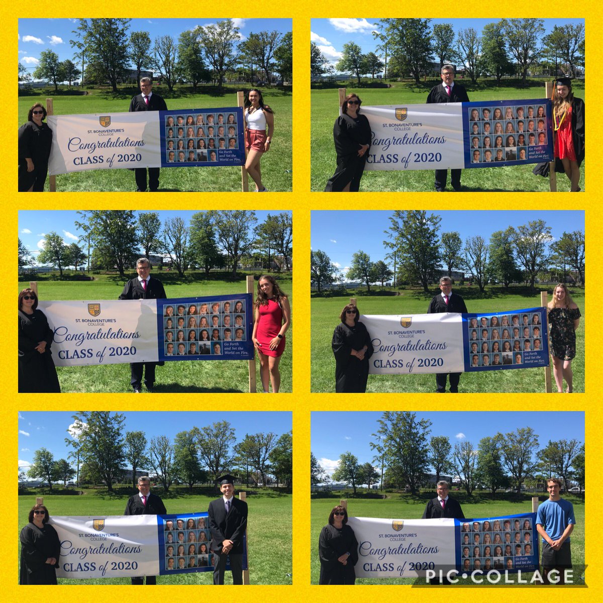 StBonaventures's tweet photo. On Friday, we held a celebratory drive thru for the Class of 2020. While not a replacement for Commencement we were glad we could celebrate them even in a small way. #SBCClassof2020 https://t.co/cbOvSjDRHj